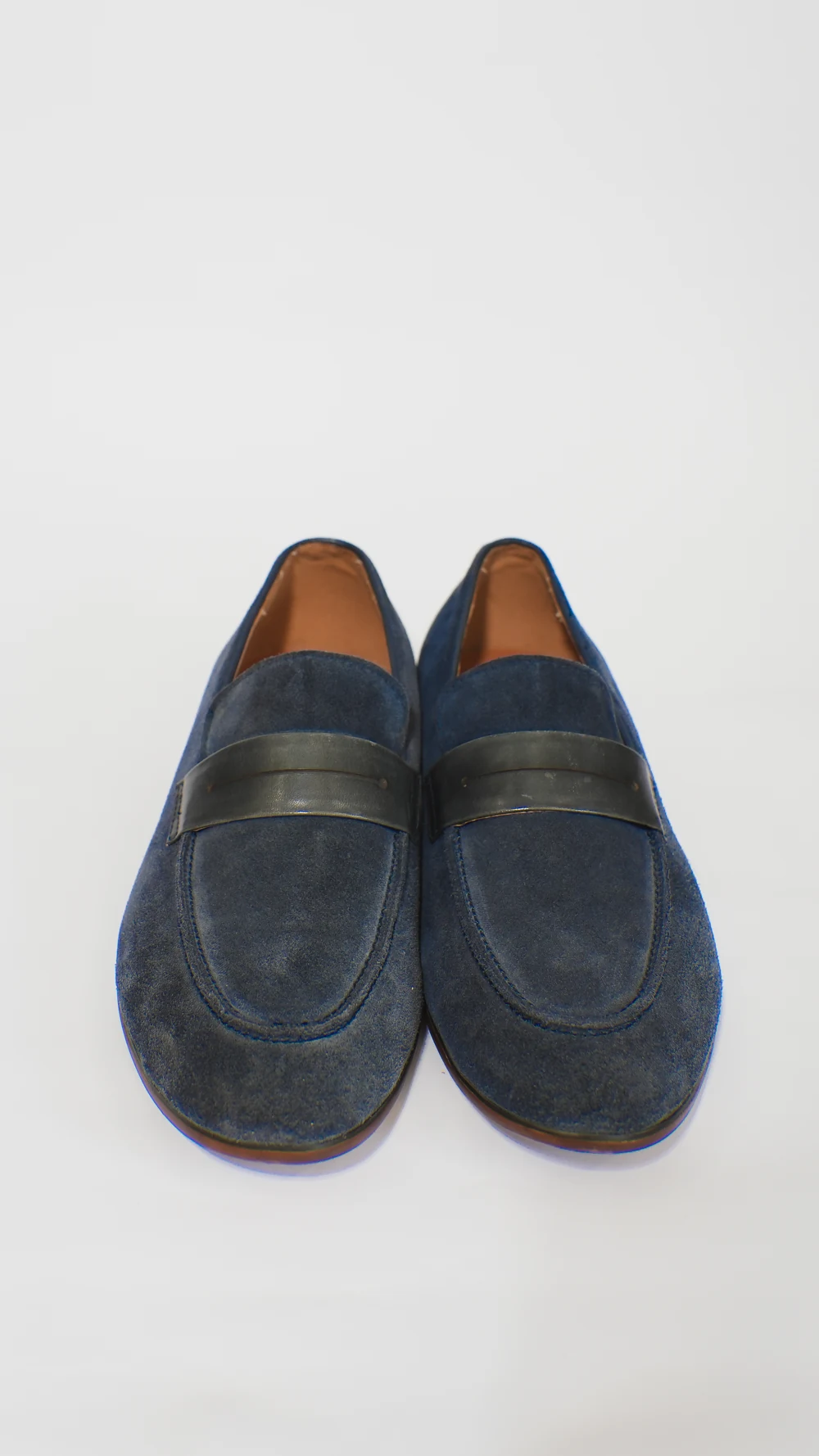 Mocasín azul marino · fotografía original de ADAMS