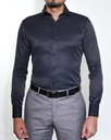 Vista adicional de Camisa Bruno Cassini Doble Puño Negro Modelo A151-82dc - ADAMS