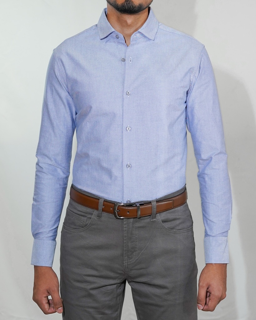 Vista adicional de Camisa Bruno Cassini French Shirt Azul - ADAMS