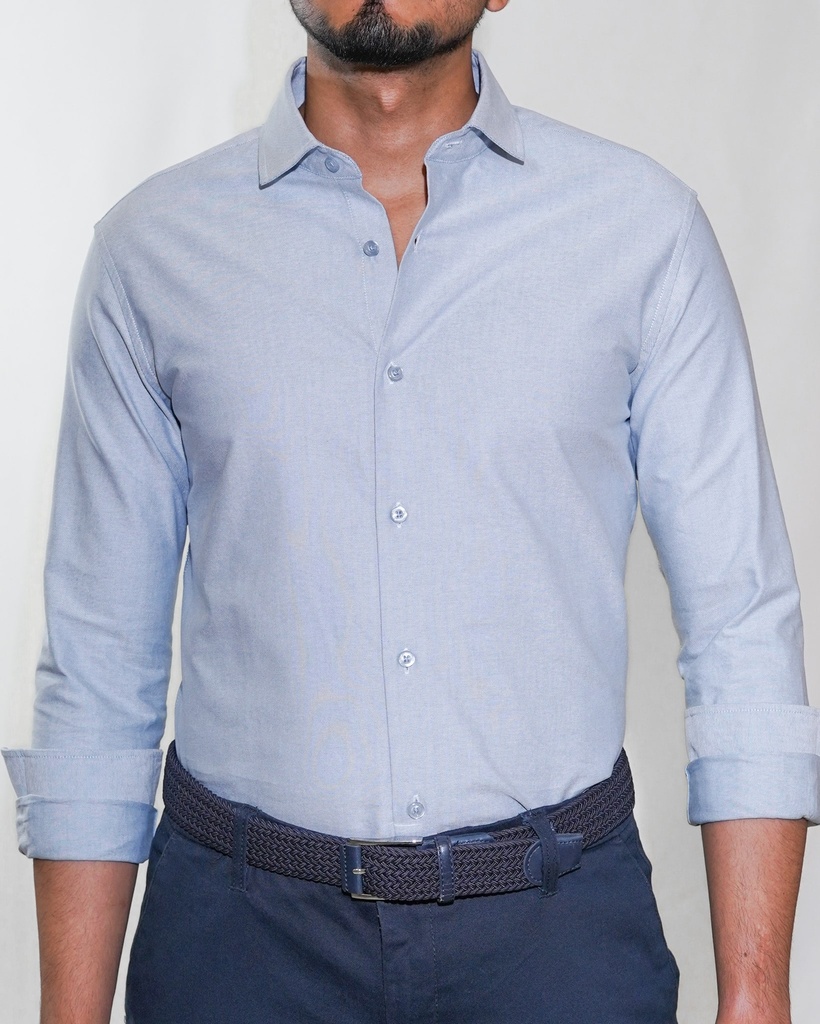 Vista adicional de Camisa Bruno Cassini French Shirt Dk. Azul - ADAMS