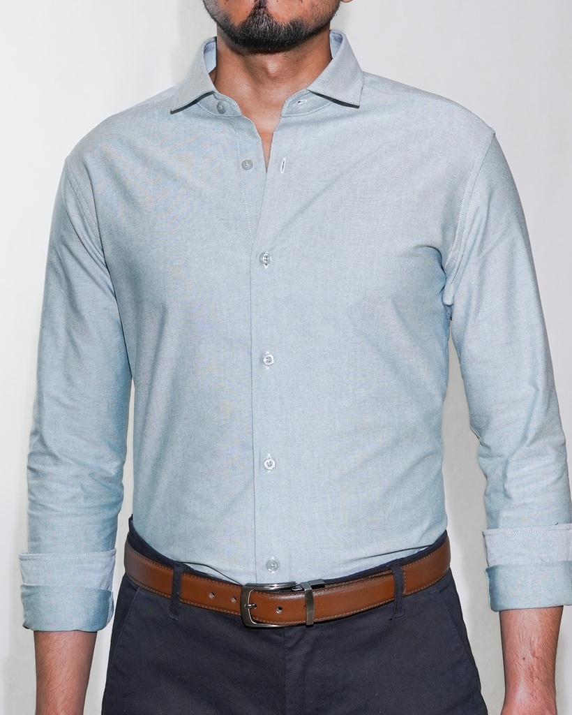 Vista adicional de Camisa Bruno Cassini French Shirt Mint - ADAMS