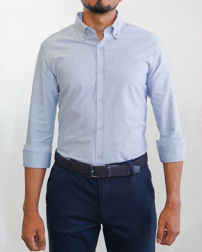 Vista adicional de Camisa Bruno Cassini Normal Shirt Azul Modelo Cm0042dbu - ADAMS