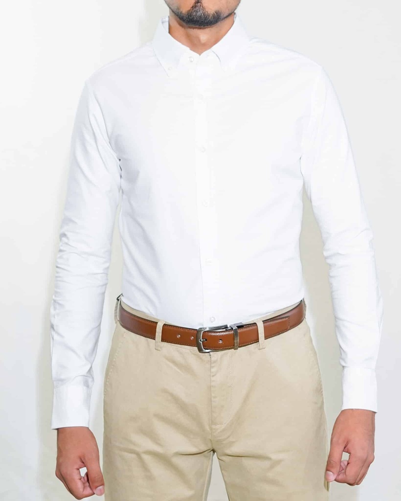 Vista adicional de Camisa Bruno Cassini Normal Shirt Blanco - ADAMS