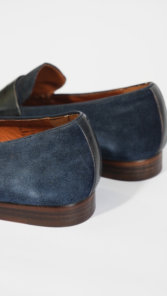 Vista adicional de Zapato Bruno Cassini De Hombre Bruno Casssini Azul Marino - ADAMS