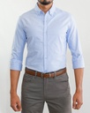 Vista adicional de Camisa Bruno Cassini Normal Shirt Celeste Modelo Cm0042mbu - ADAMS