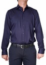 Vista adicional de Camisa Bruno Cassini Puño Sencillo Azul Oscuro Modelo 17604 - ADAMS