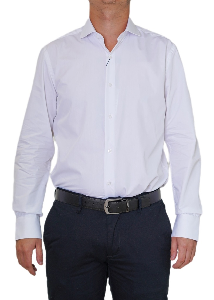 Vista adicional de Camisa Bruno Cassini Puño Sencillo Blanco Modelo 12001 - ADAMS
