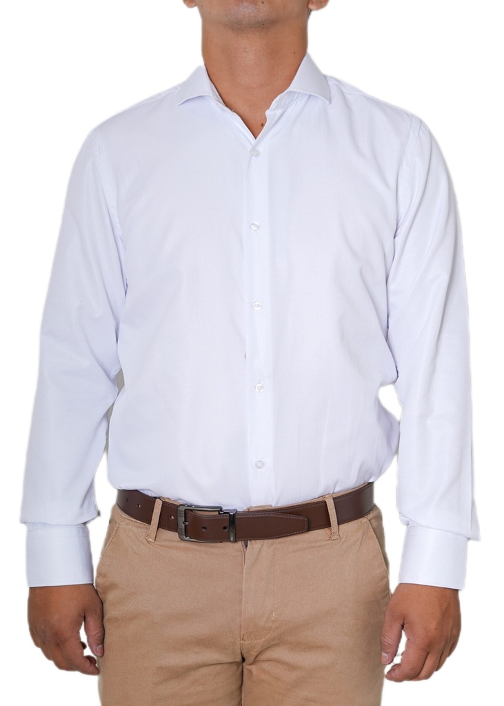 Vista adicional de Camisa Bruno Cassini Puño Sencillo Blanco Modelo Hd42-b116 - ADAMS