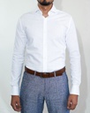 Vista adicional de Camisa Bruno Cassini Puño Sencillo Blanco Modelo Ss23101-01 - ADAMS