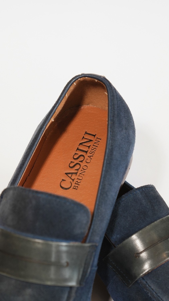 Vista adicional 3 de Zapato Bruno Cassini De Hombre Bruno Casssini Azul Marino - ADAMS