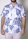 Vista adicional de Camisa Cubavera Manga Corta Lino Brilliant Blanco Modelo Cuwsd064 - ADAMS