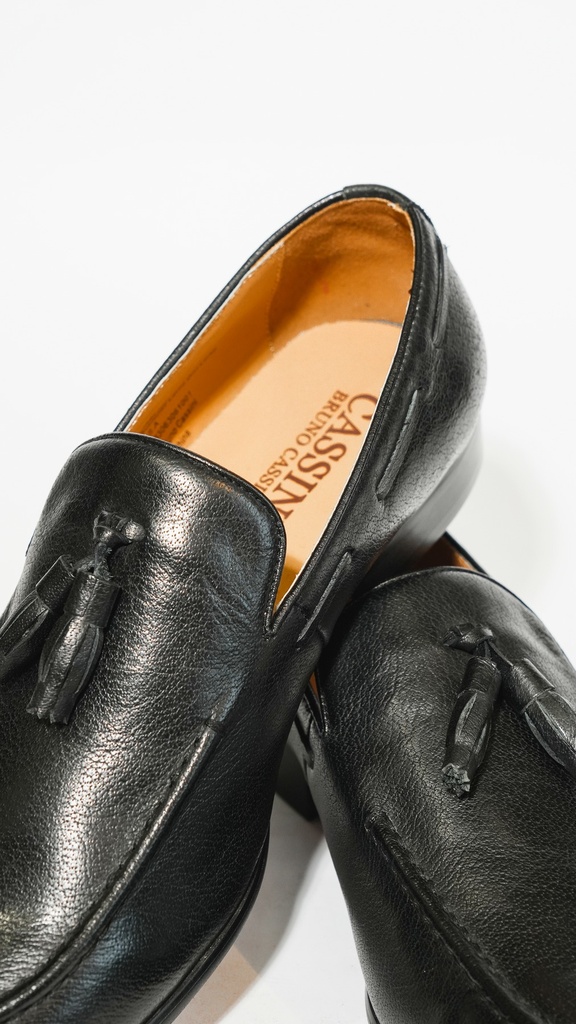 Vista adicional 3 de Zapato Bruno Cassini De Hombre Bruno Casssini Negro Tumbled Brushed - ADAMS