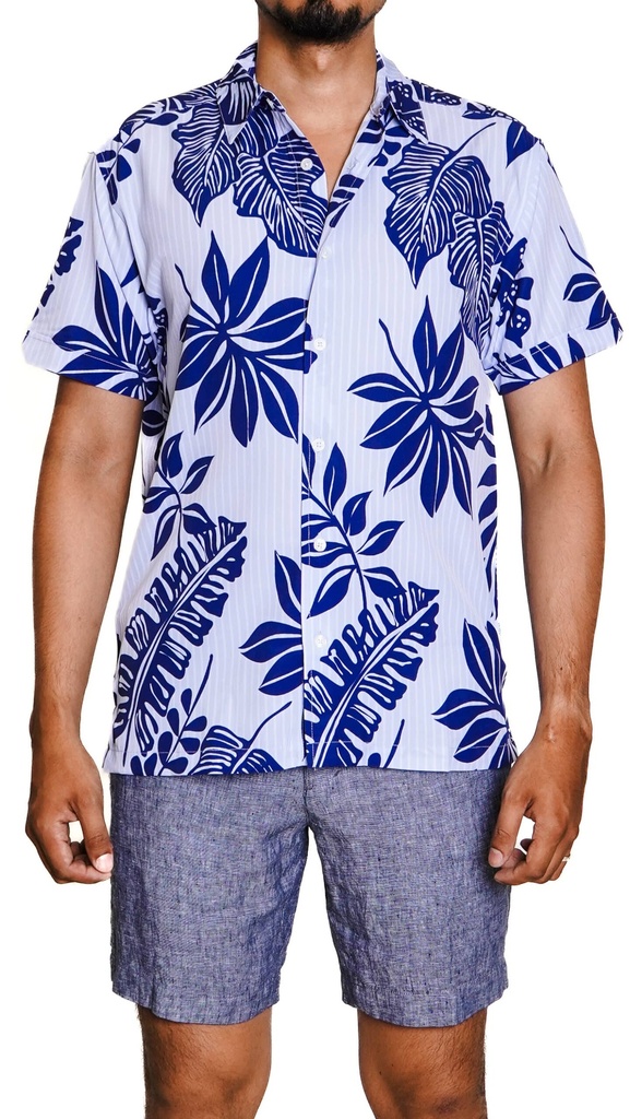 Vista adicional de Camisa Cubavera Manga Corta Natural Linen - ADAMS