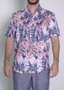 Vista adicional de Camisa Cubavera Manga Corta Parisian Azul - ADAMS