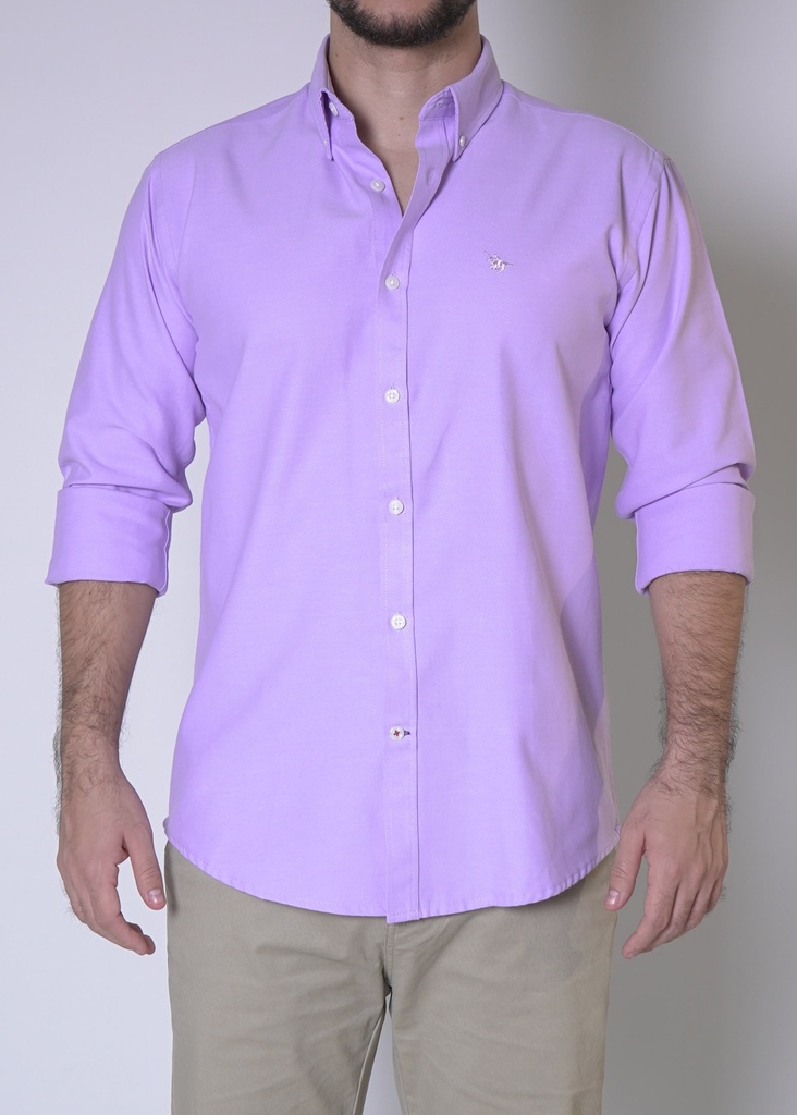 Vista adicional de Camisa Long Beach Manga Corta Lilac - ADAMS