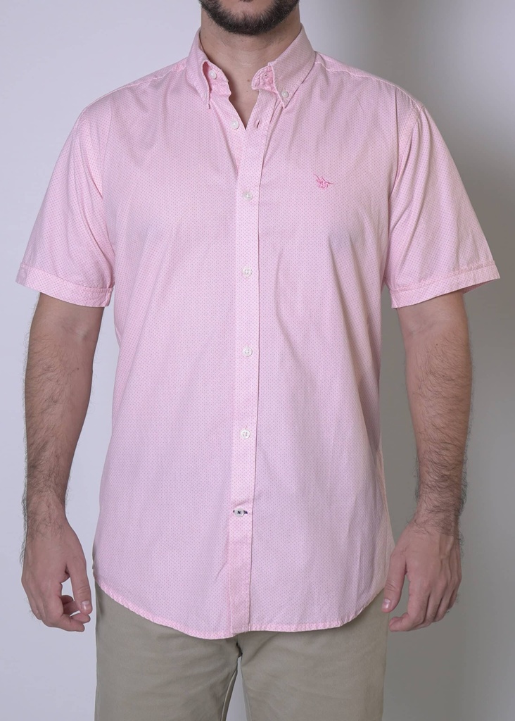 Vista adicional de Camisa Long Beach Manga Corta Rose - ADAMS
