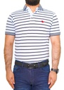 Vista adicional de Camiseta Long Beach Sueter Polo Manga Corta Azul Claro - ADAMS