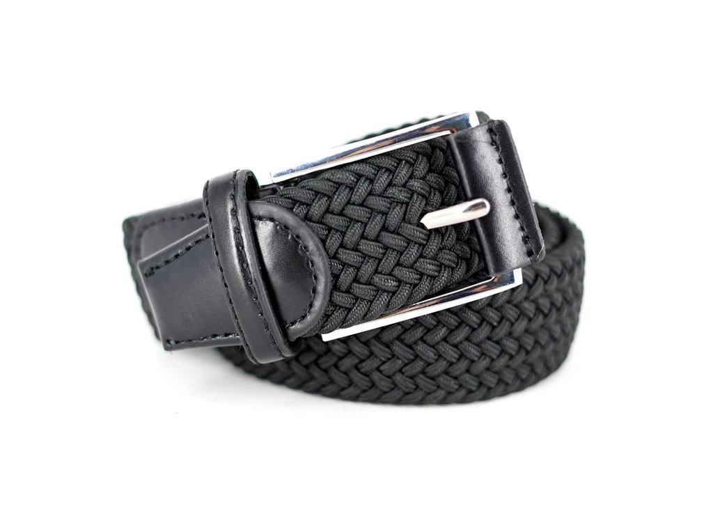 Vista adicional de [CIN-C-NE] Cinturon Bruno Cassini Elastic Negro - ADAMS