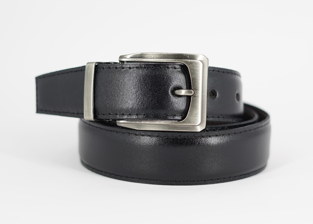 Vista adicional de [CORREA-NE-1119] Cinturon Correas Cint Cue Nap # Negro - ADAMS