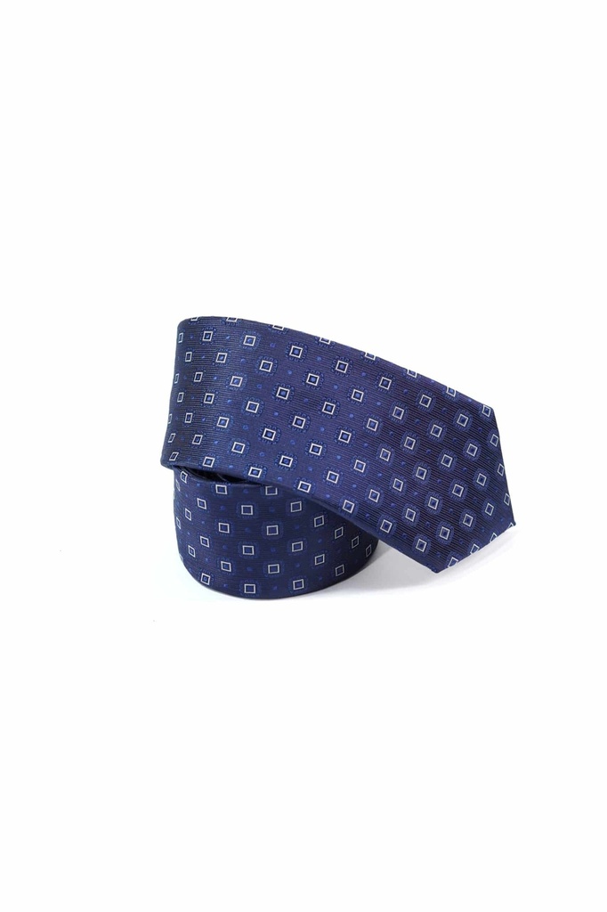 Vista adicional de Corbata Bruno Cassini Azul Marino Modelo Mf10294 19 - ADAMS