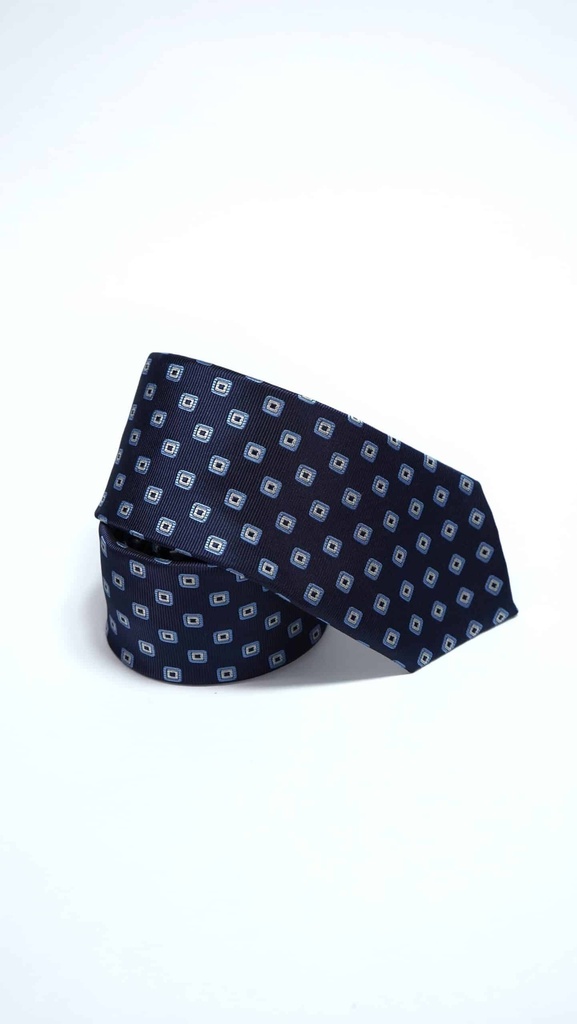Vista adicional de [MF8997/35-7] Corbata Bruno Cassini Azul Modelo Mf8997 35 - ADAMS