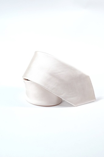Vista adicional de Corbata Bruno Cassini Blanco Bone - ADAMS