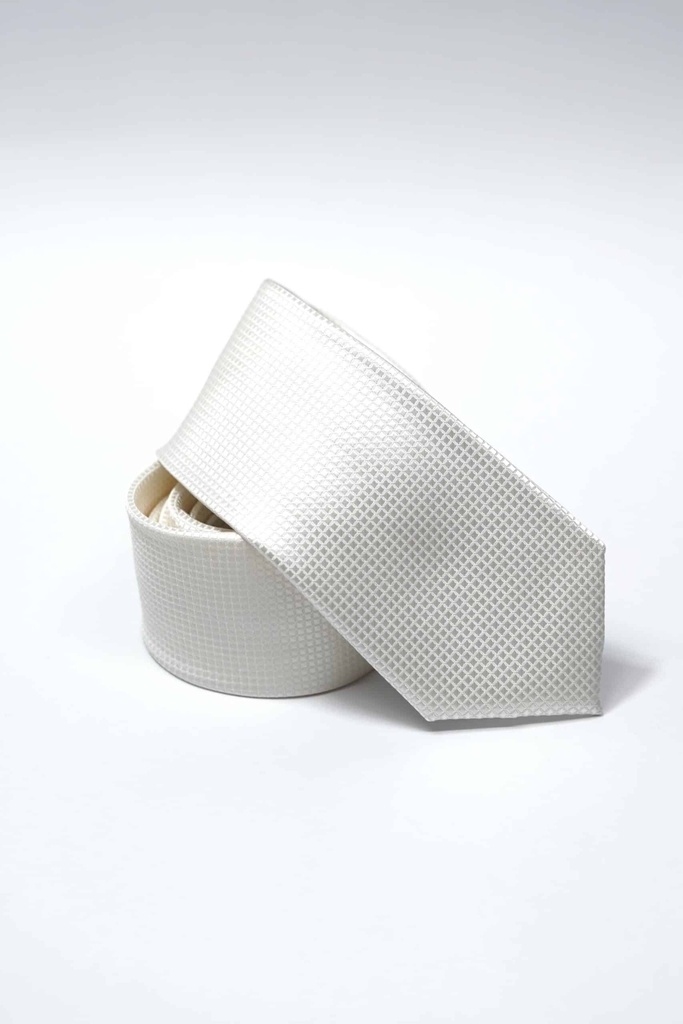 Vista adicional de Corbata Bruno Cassini Cream - ADAMS