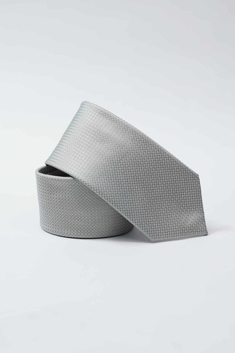 Vista adicional de Corbata Bruno Cassini Metal Gris - ADAMS