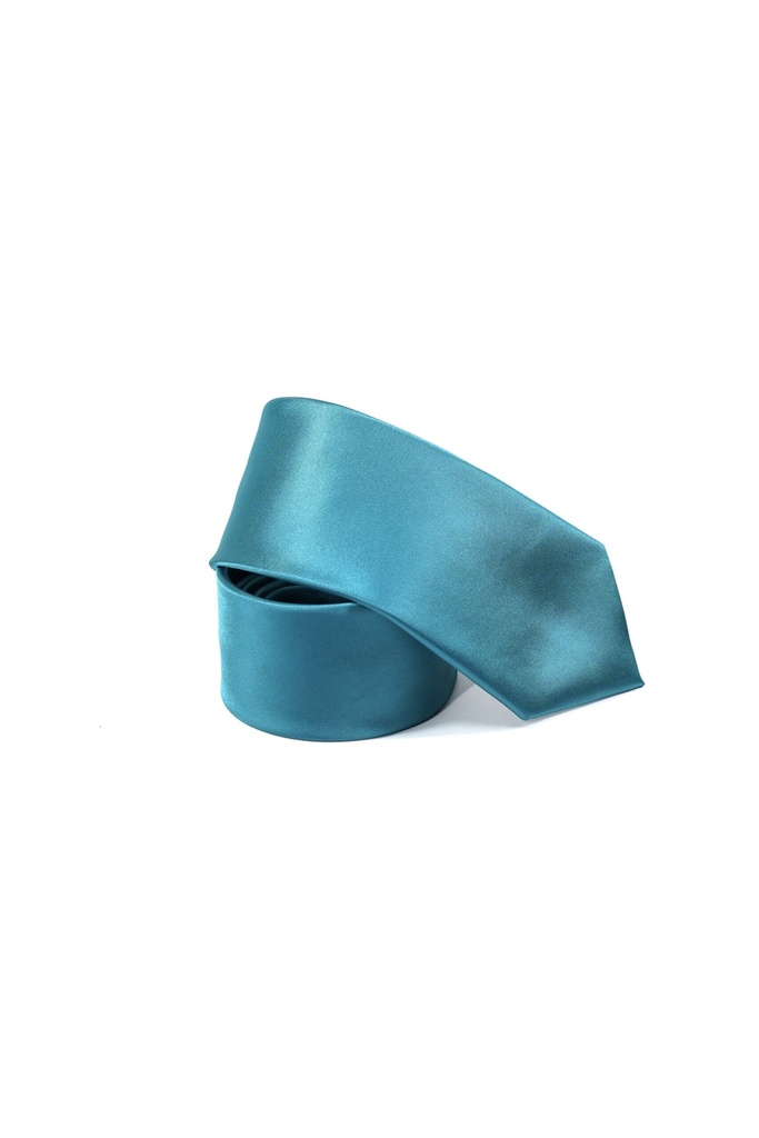 Vista adicional de Corbata Bruno Cassini Turquoise - ADAMS