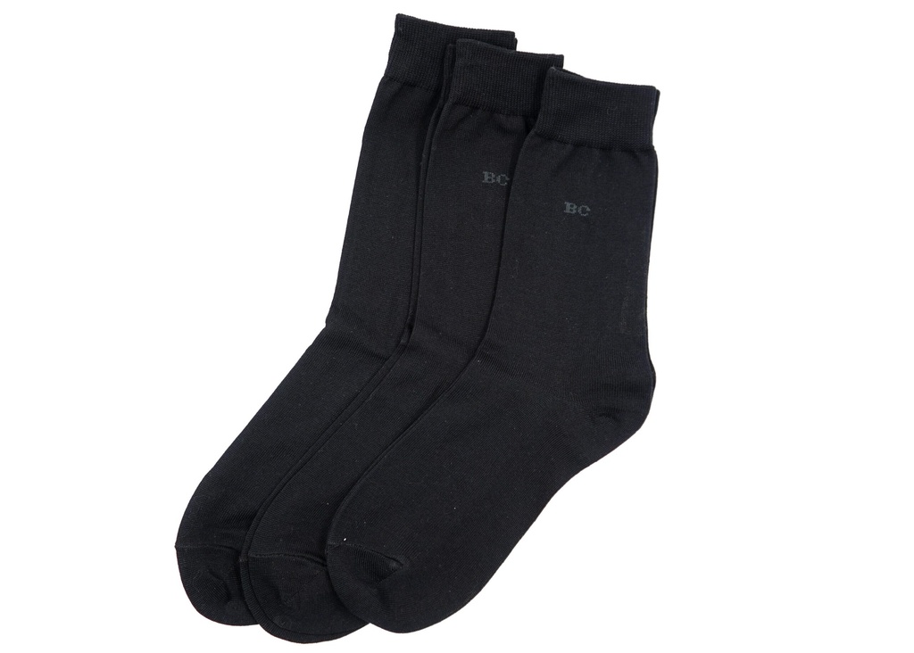 Vista adicional de [SOCKS-BLACK] Media Bruno Cassini Negro X - ADAMS