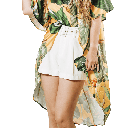 Vista adicional de Short Off Blanco Talla - ADAMS