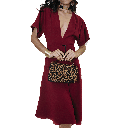 Vista adicional de Vestido C Cinturon Sugar Lips - ADAMS