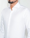 Vista adicional 2 de Camisa Bruno Cassini Doble Puño Blanco Modelo 11701dc - ADAMS