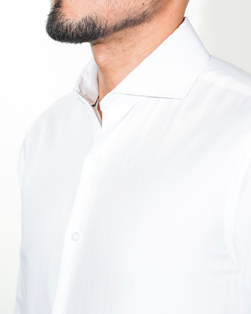 Vista adicional 3 de Camisa Bruno Cassini Doble Puño Blanco Modelo 11701dc - ADAMS