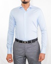 Vista adicional 3 de Camisa Bruno Cassini Puño Sencillo Celeste Modelo 4s22025-2 - ADAMS