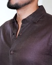 Vista adicional 3 de Camisa Bruno Cassini Lino French Modelo 8020-106 - ADAMS