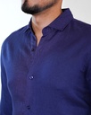 Vista adicional 3 de Camisa Bruno Cassini Lino French Modelo 8020-15 - ADAMS