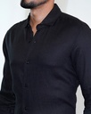 Vista adicional 2 de Camisa Bruno Cassini Lino French Modelo 8020-3 - ADAMS