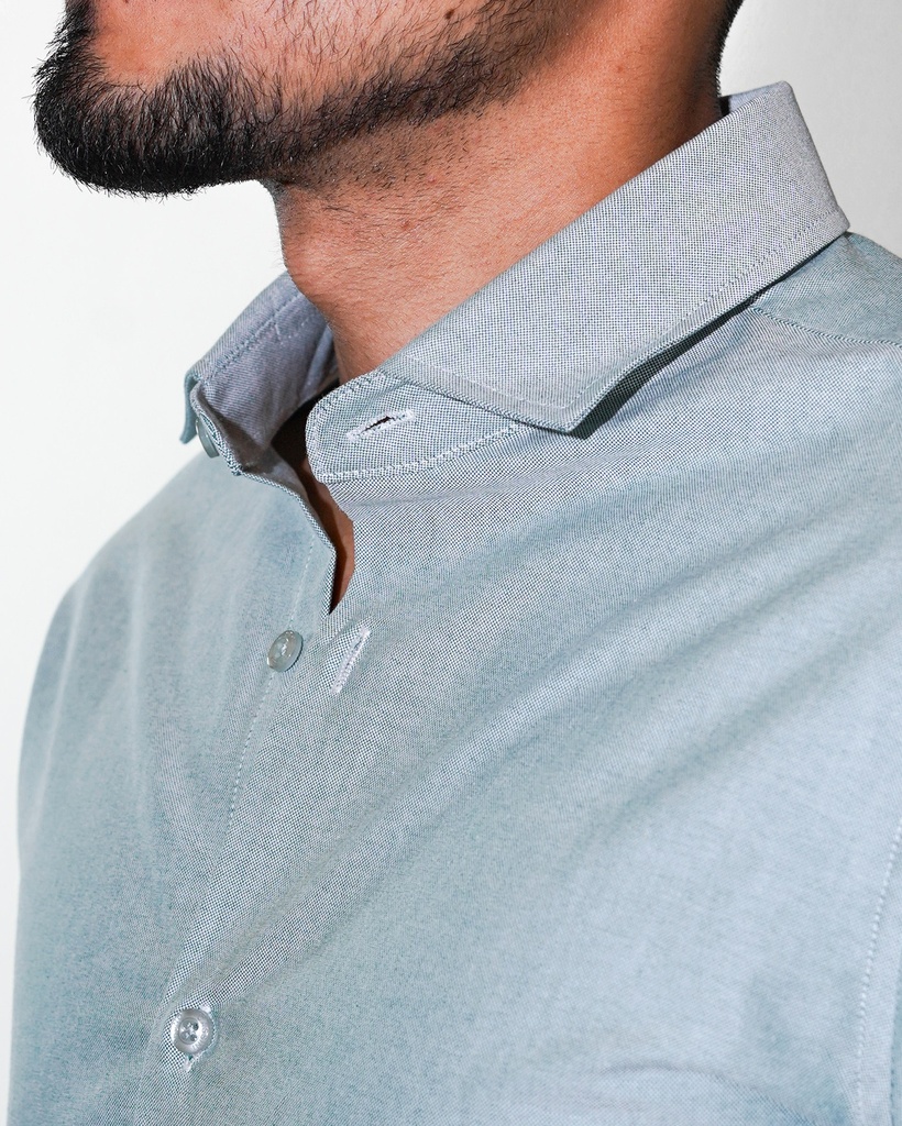 Vista adicional 3 de Camisa Bruno Cassini French Shirt Mint - ADAMS