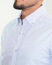 Vista adicional 3 de Camisa Bruno Cassini Normal Shirt Morado - ADAMS