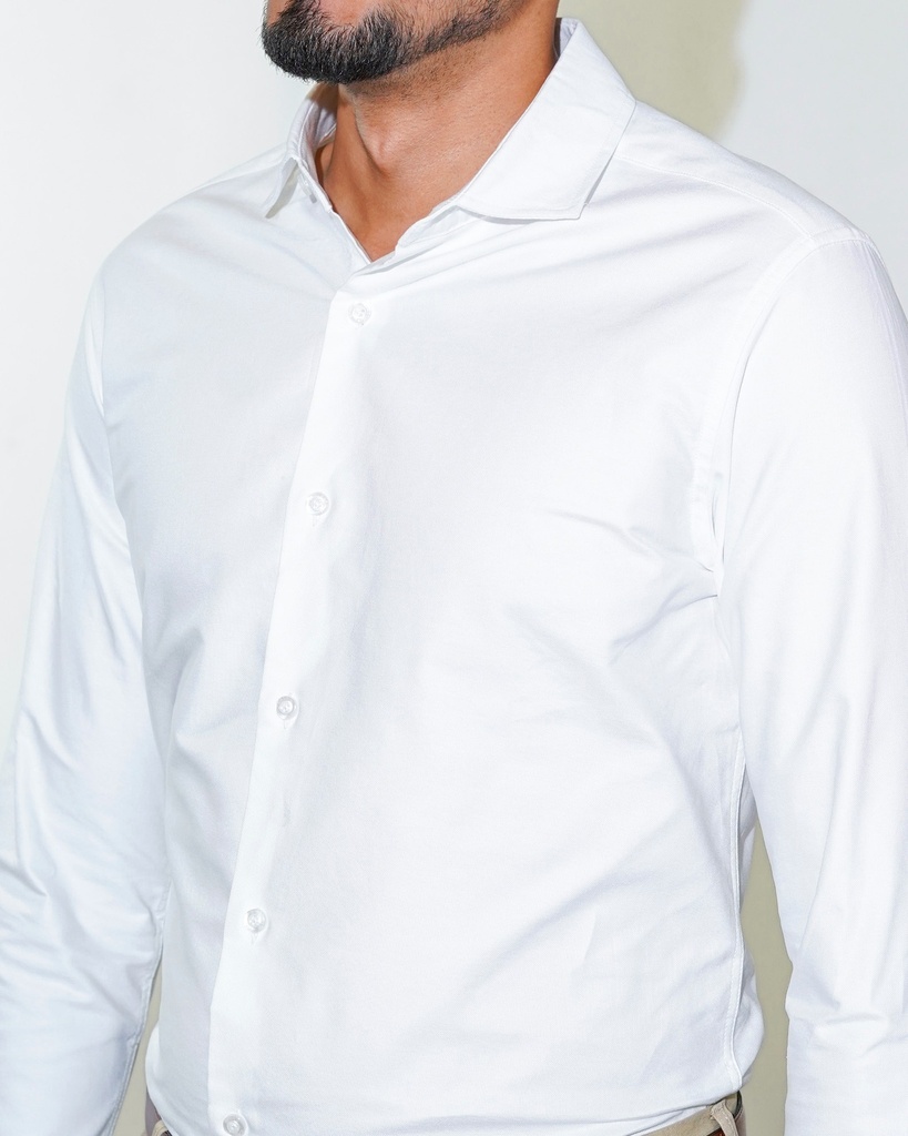 Vista adicional 2 de Camisa Bruno Cassini French Shirt Blanco - ADAMS