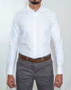 Vista adicional 4 de Camisa Bruno Cassini French Shirt Blanco - ADAMS