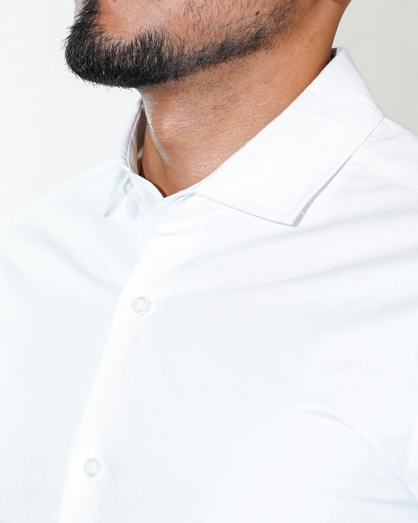 Vista adicional 6 de Camisa Bruno Cassini French Shirt Blanco - ADAMS