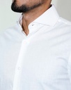 Vista adicional 3 de Camisa Bruno Cassini Puño Sencillo Blanco Modelo Ss23101-01 - ADAMS