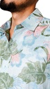 Vista adicional 2 de Camisa Cubavera Manga Corta Lino Aqua Esque - ADAMS