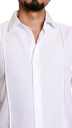 Vista adicional 2 de Camisa Cubavera Manga Corta Brilliant Blanco Modelo Cuwme029 - ADAMS