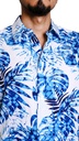 Vista adicional 2 de Camisa Cubavera Manga Corta Bright Blanco Modelo Cuwsp007 - ADAMS