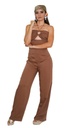 Vista adicional de A Bandeau Halter Neck Jumpsuit Cocoa - ADAMS
