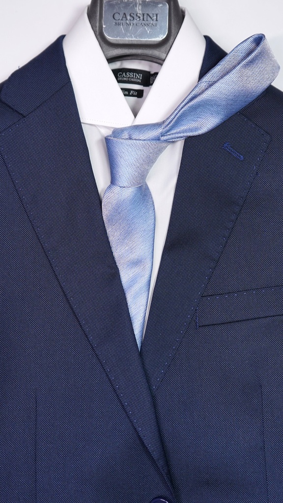 Vista adicional 3 de Corbata Bruno Cassini Midblue - ADAMS