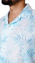 Vista adicional 4 de Camisa Cubavera Manga Corta Lino Aqua Esque - ADAMS
